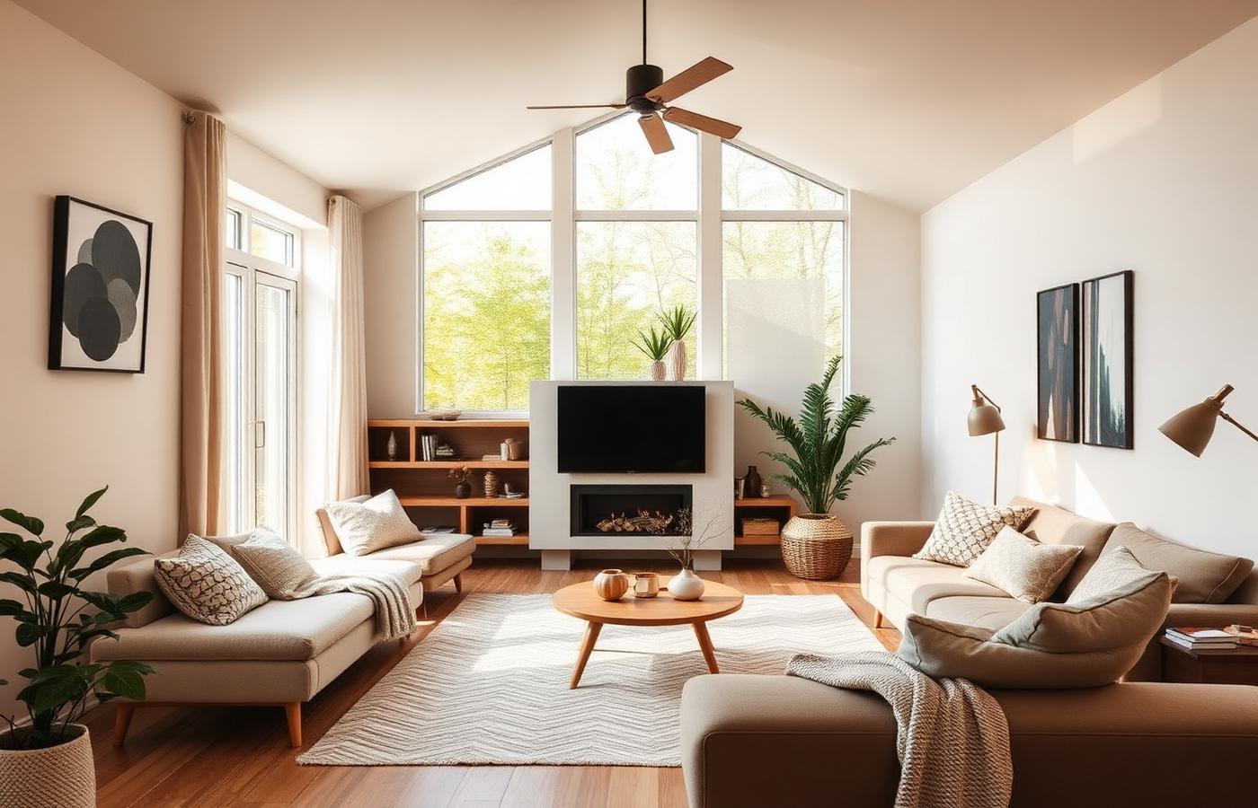 A comfortable, well-conditioned BC living room